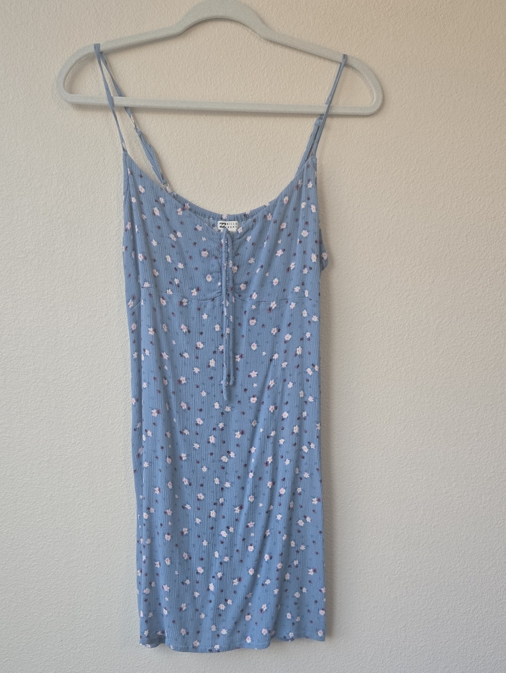 Billabong Light Blue Floral Slip Dress